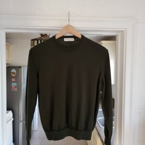 Bottega Veneta Dark Green Crewneck Sweater Sz.52